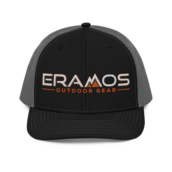 Eramos Embroidered Trucker Cap - White